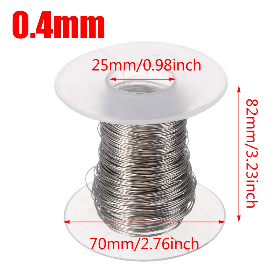 0.2mm - 0.6mm Stainless Steel Roll Wire 30M Single Bright Soft Wire Cable Rope Multi-Specification Available Mayitr