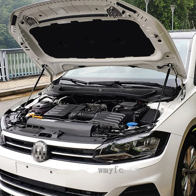  For VW Polo 2019 2020 AW MK6 Refit Bonnet Hood Gas Spring Shock Lift Strut Bars Support Hraulic Rod