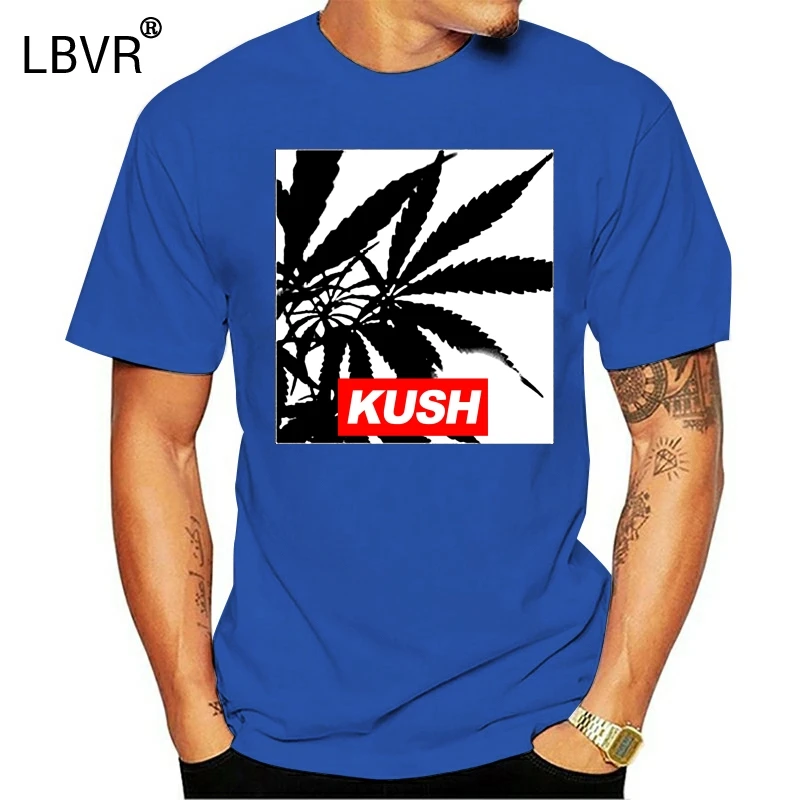 Летняя стильная модная футболка для взрослых Kush Pot курение травы Новинка смешная