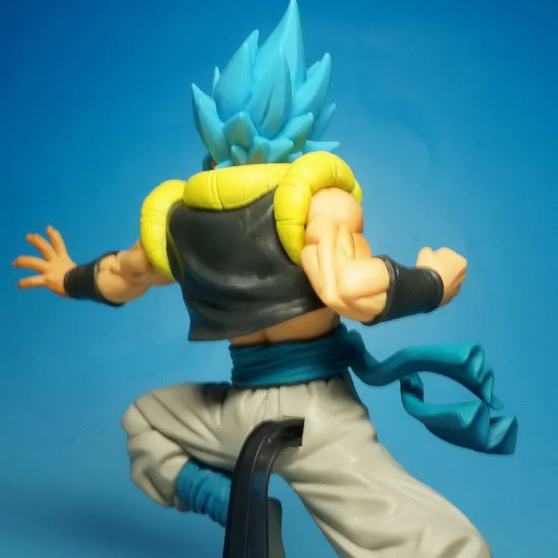 Семь Dragon Ball Z Dragon Ball ультра-голубые волосы прозрение Geeta картинки фильм конечный воин Гараж Комплект модель украшения