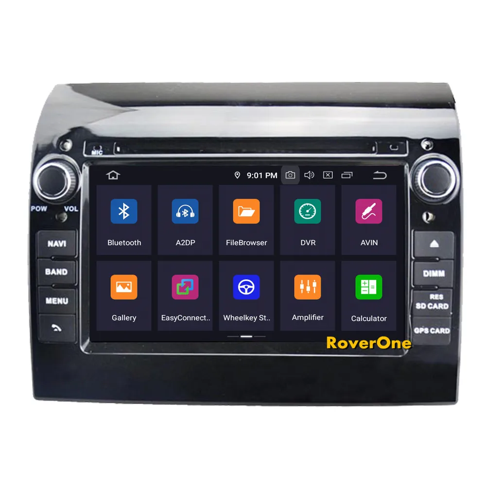 Clearance RoverOne Car Multimedia Player For Fiat Ducato 2009-2015 Android 9.0 4G+64G Octa Core Radio GPS Stereo Bluetooth Head Unit 7