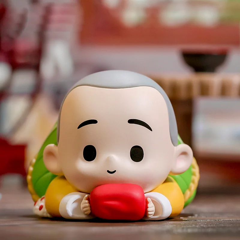 thumbnail image 1 of POP MART The Little Monk Yichan Serie de delicias chinas Caja sorpresa Juguetes Caja misteriosa Figura de acción Regalo de cumpleaños, 1 of 5