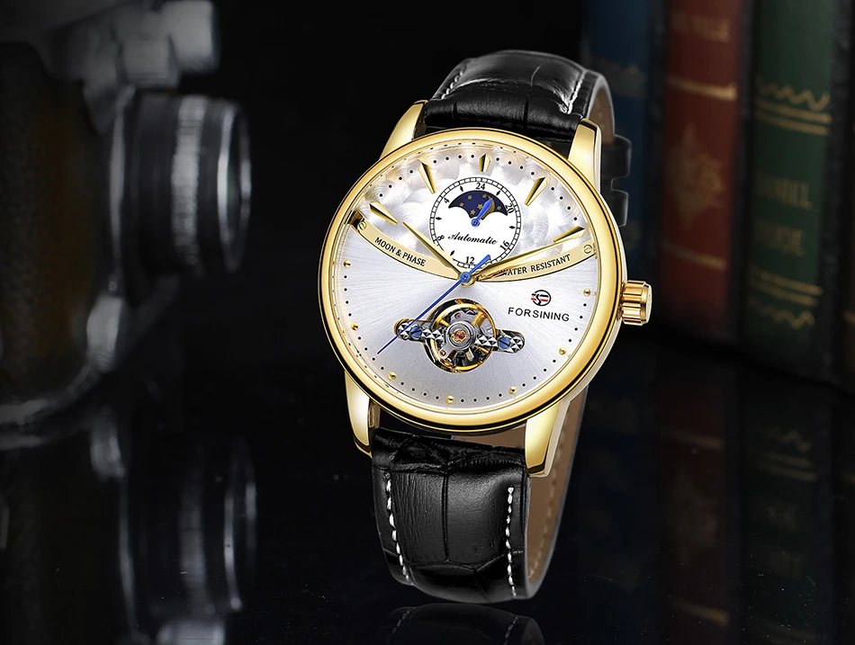 FORSINING Новая мода Tourbillon механические часы лучший бренд роскошный механический автоматический наручные часы для мужчин Relogio Masculino