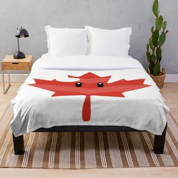 

Soft Blanket for Bed Sherpa Flannel Fleece Blanket Home Travel Sofa Soft Throw Blanket The Maple Leaf