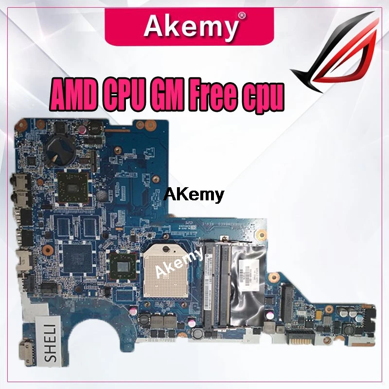 

592809-001 for HP G62 CQ62 CQ42 G42 motherboard DA0AX2MB6E0 DA0AX2MB6E1 DA0AX2MB6F0 DDR3 maiboard Free cpu