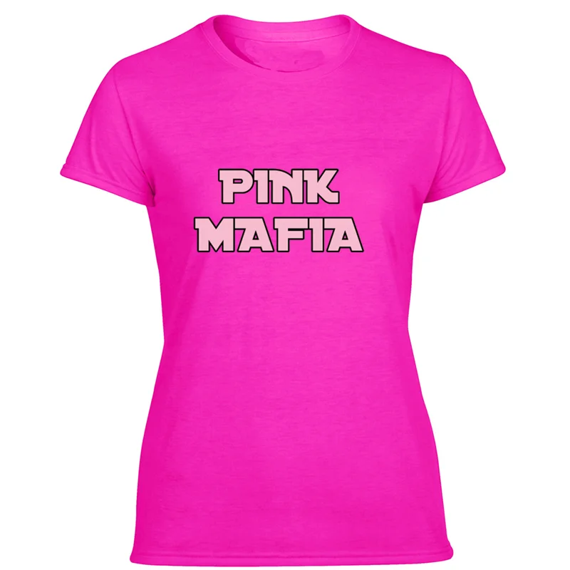 Новое поступление, дышащая розовая футболка Mafia, мужская, женская, новинка, солнечный свет, футболка, Юмористическая, короткий рукав