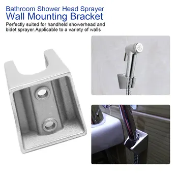 

Shower Head Holder Stainless Steel Waterproof Adjustable Bathroom Shower Head Sprayer Wall Mounting Bracket