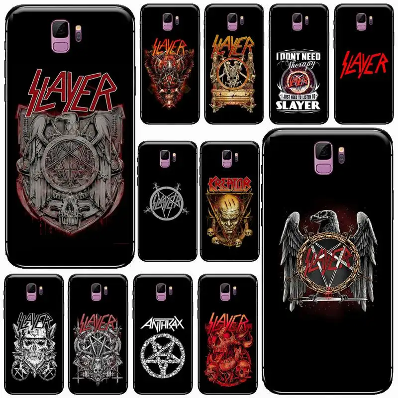 

Slayer Heavy Metal Rock Band Amazing Phone Case For Samsung Galaxy S5 S6 S7 S8 S9 S10 S10e S20 edge plus lite