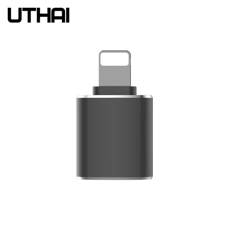 Адаптер Uthai C56 Lightning к USB3.0 OTG для iPhone IOS13 к USB конвертер разъем мышь U флэш-накопитель нет необходимости приложение Plug& play