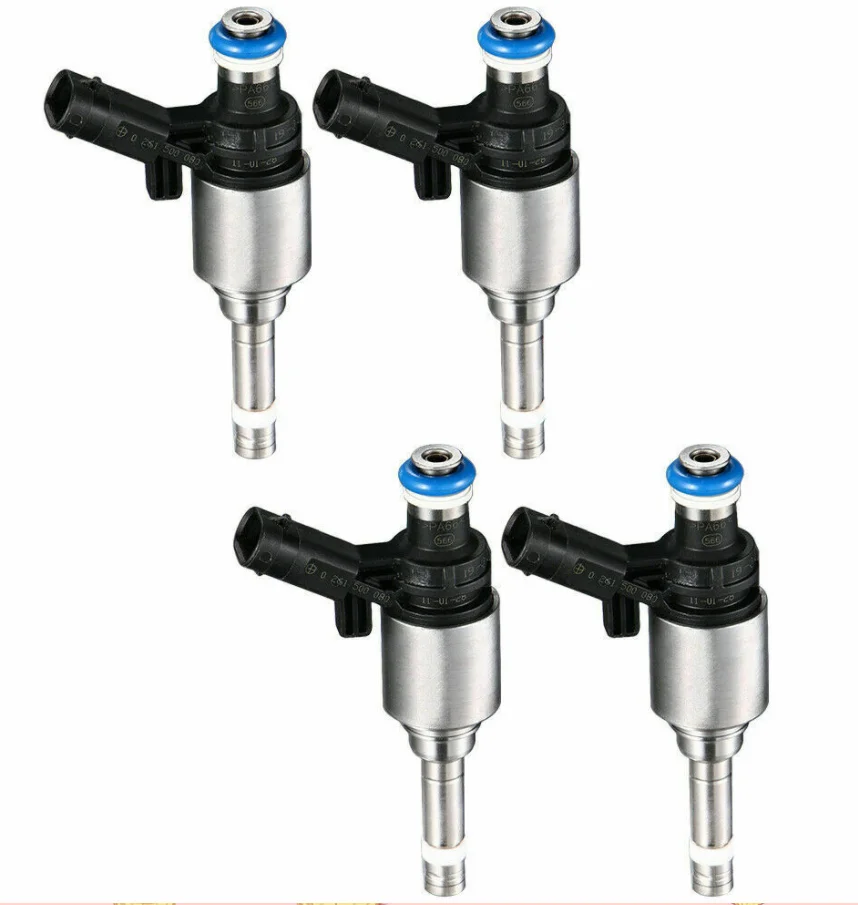 4 шт. Топливные форсунки для Bosch Audi A4 A3 A5 TT VW T5 Eos CC 2.0L Turbo 0261500076 Быстрая