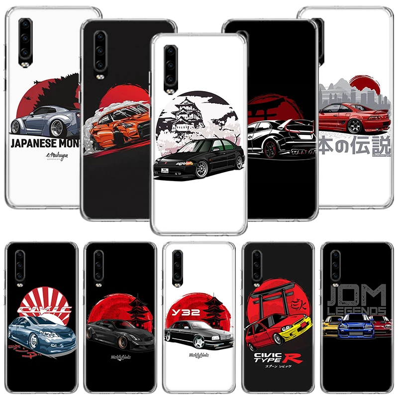 Tokoy Japan Jdm Sports Car Phone Case For Huawei P30 P40 P P10 P50 Mate 10 30 40 Lite Pro Plus Printing Cover Coque Shell Phone Case Covers Aliexpress