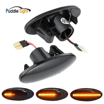 

2pcs Dynamic LED Car Side Marker Lights Repeater Signal Lights For Nissan Cube Juke Leaf Dualis March Note NP300 NV200 Qashqai
