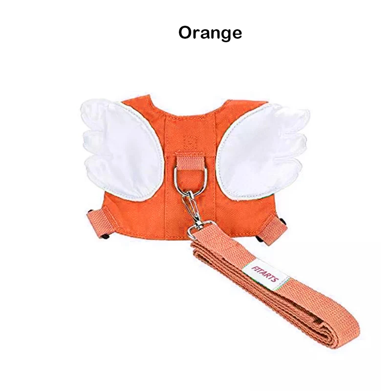 Детская Страховочная привязь с ремнем, поводок, ремень, крылья, безопасное обучение ходьбе для мальчиков и девочек - Цвет: Оранжевый