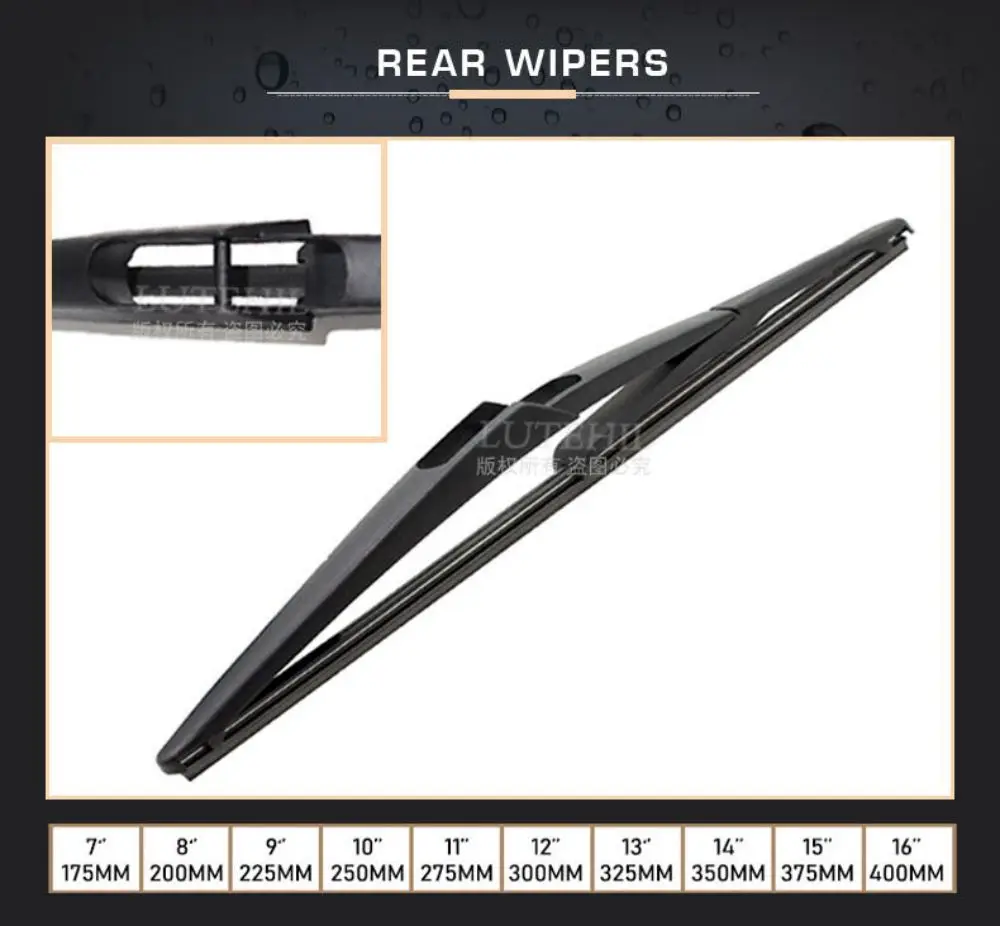 car windshield Wiper Front & Rear Wiper Blades Set For Nissan Micra K12 11.2002 - 05.2005 Windshield Windscreen Rear Window 21"+18"+12" windshields