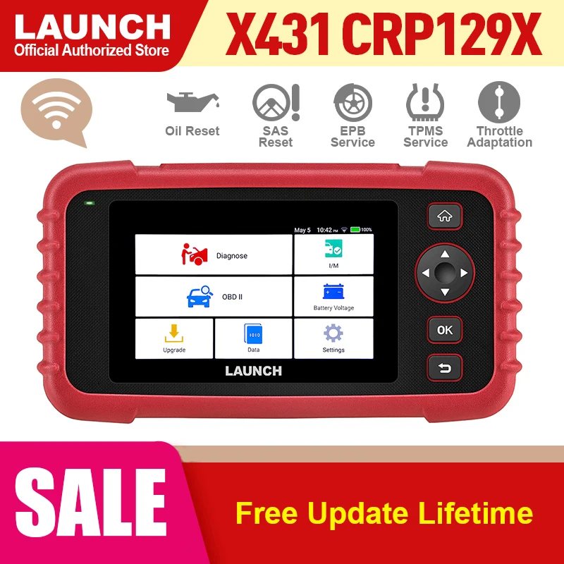 Launch X431 CRP129X диагностический сканер OBD2 автомобильный инструмент автоматический