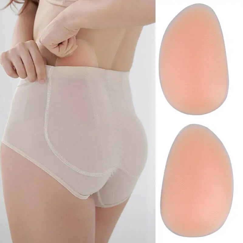 Butt Enlarger Panties for Flat Butts Silicone Gel or Sponge inserts Buttocks 