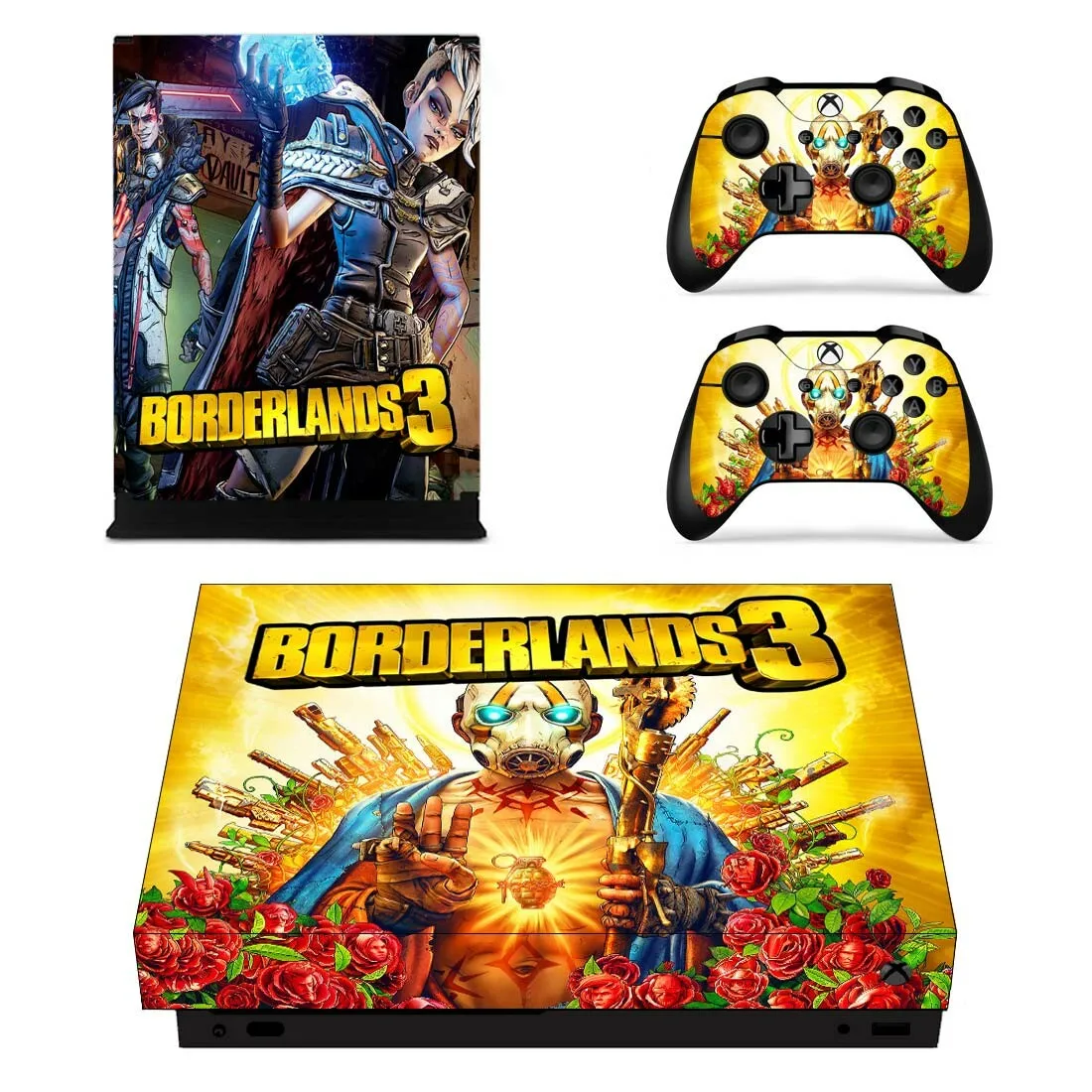 Borderland 3 наклейки s для Xbox One X виниловые наклейки на кожу Обложка Pegatina для Xbox one X консоли пульта дистанционного управления скины