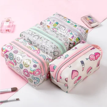 

Girl Women Cosmetic Bag Lady Make Up Bag Make Up Brushes Bag Women Beauty Bag Fashion Mini Bag 2020 New Wholesale Dropshipping