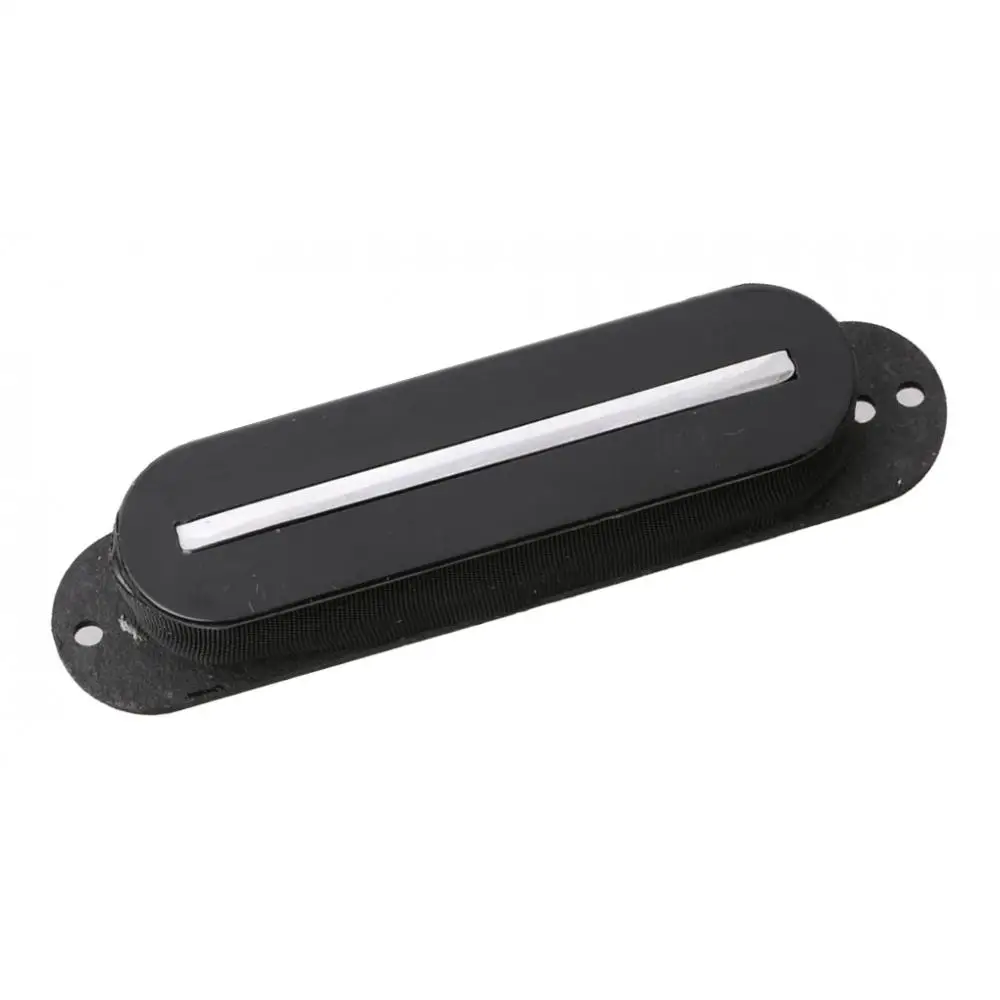 Black Noiseless Single Coil Bridge Neck Rail Pickups for ST Electric Guitar