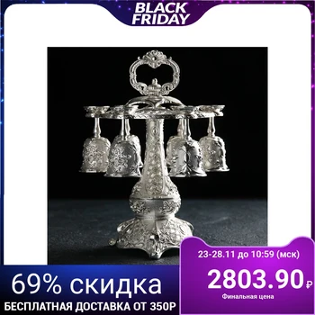 

Drinking set on a stand "Marena": 6 glasses of 30 ml, color silver