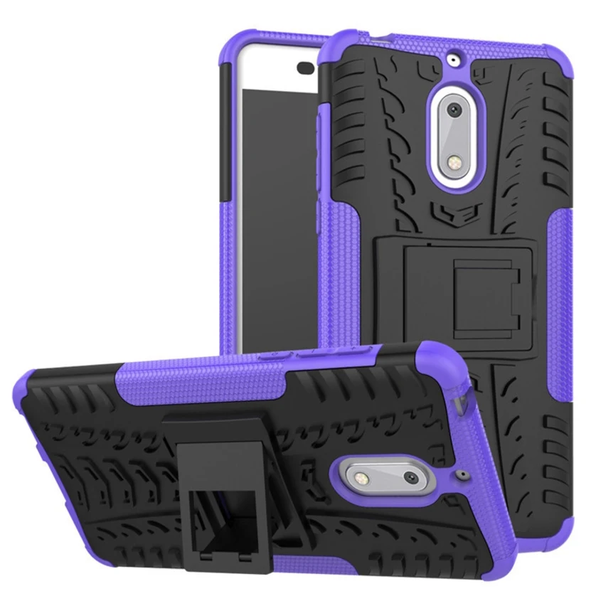 

Colorful print mobile phone case bracket shatter-resistant case cover FOR:NOKIA 3 5 6 8 6.1 5.1 7.1 X6 X5 X7 plus
