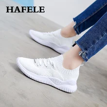 Новая женская прогулочная обувь, модные уличные дышащие кроссовки для женщин, Повседневная Легкая спортивная обувь