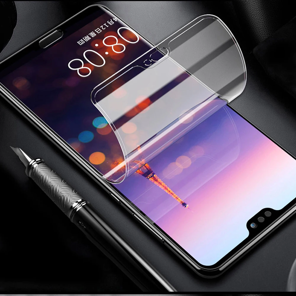 Защитная пленка для huawei honor view 10 note 8x max 9 lite Гидрогелевая play защита экрана телефона