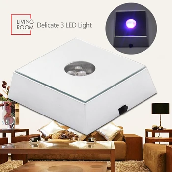 

Light Base Lamp Base Home Indoor LED Crystal Hall Gift Exhibition Interior Design Decoration Lighting Display Stand Ornament