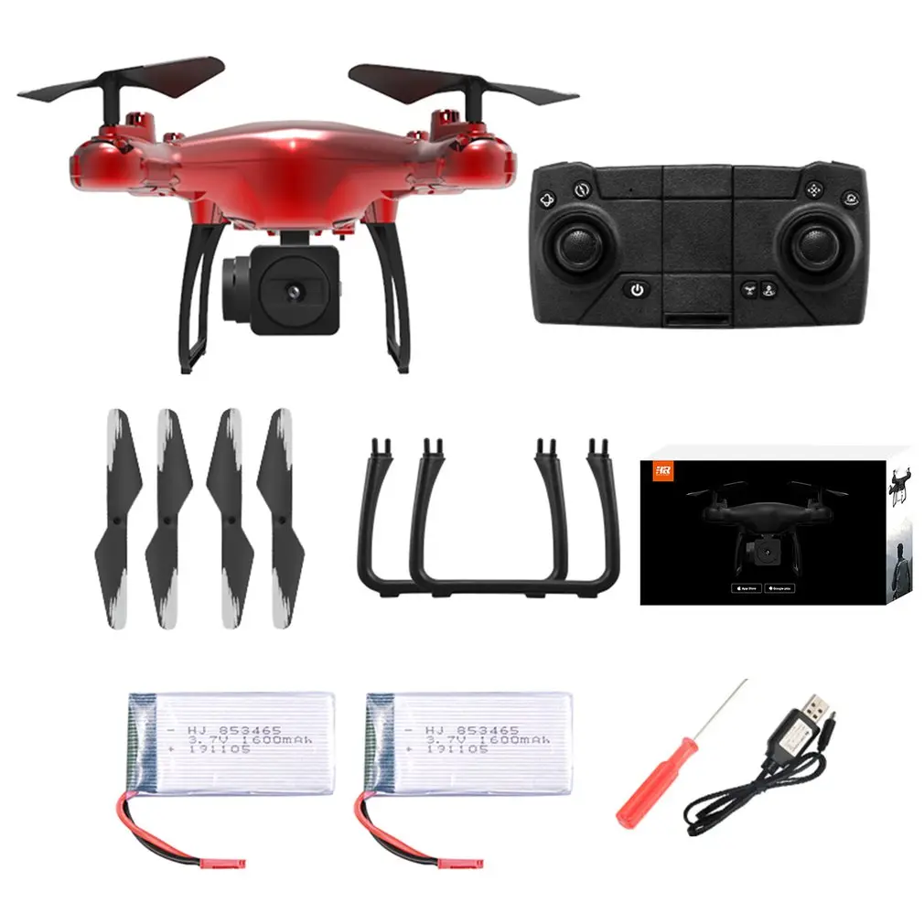 5Gred Double Color Wi-Fi FPV с широкоугольным HD камерой 1080P режим удержания высоты складной рычаг SH4 2,4G 4G RC Квадрокоптер Дрон в подарок - Цвет: 5Gred Double Color
