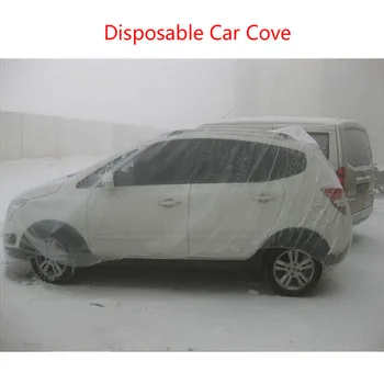 

New Arrive PE Film Material Disposable Car Cover Mainly Used For Dust Pollution Prevention Rain Snow Frost Drop 4s Store Sales