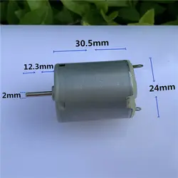 Micro 24mm  MABUCHI RC-280RA-20120 Carbon brush DC Motor  5V 6V 9V 12V 20800rpm High Speed 280 electric Motor
