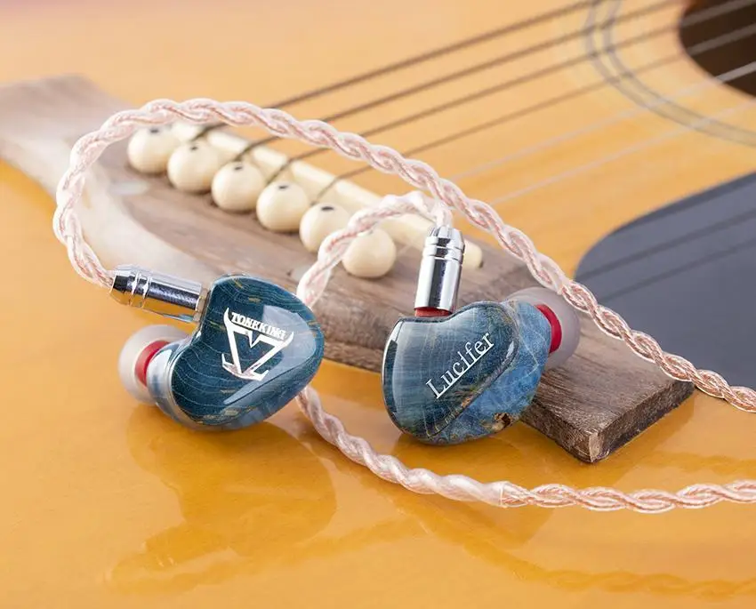 TONEKING LUCIFER Customize Diaphragm Ultimate Dynamic 3D Flagship Hifi Music Monitor Studio Audiophile Earphones Earbuds 0 78mm