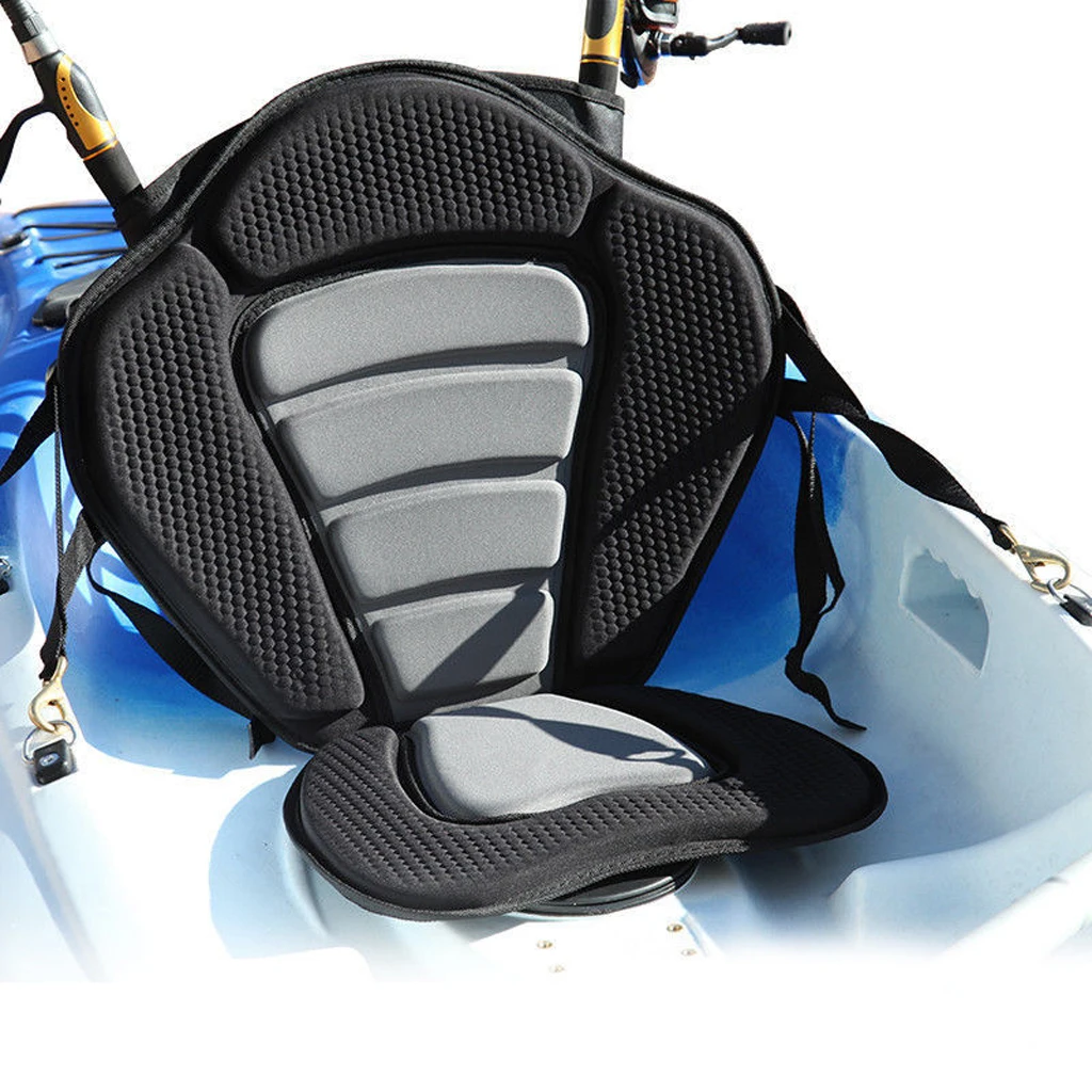 

Kayak Backrest Boating Seat, Luxury Adjustable Padded Kayak Seat with Back Rest