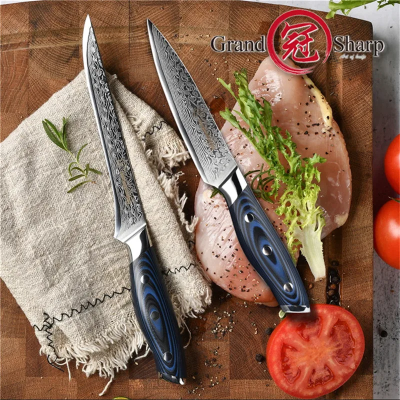 Grandsharp набор кухонных ножей 2 шт. универсальный нож для обвалки наборы шеф-повара