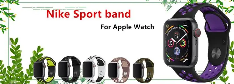 Ремешок для apple watch 5 4 ремешок 44 мм iwatch ремешок 42 мм correa 38 мм 40 мм спортивный силиконовый браслет ремешок для часов 4 3 2