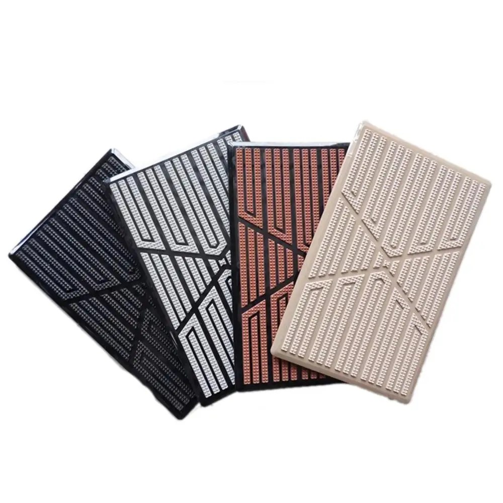 Car Accessories Heel Foot Mat Pedal Cover Black PVC Car Mat Universal Car Floor Pad 25x16cm Anti