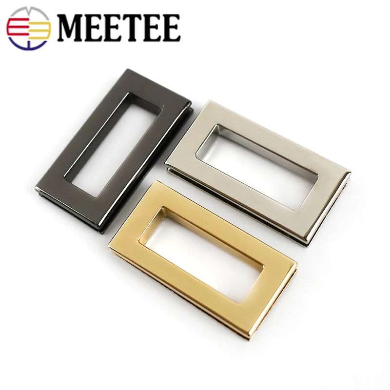 Meetee 4/10 шт id30.5мм металлическая квадратная петелька пряжки винтовые штоки
