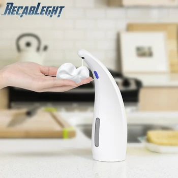 

Recableght Wall-Mounted Touchless Liquid Soap ABS Dispenser Infrared Motion Sensor IP67 Waterproof Pump Bathroom accessories