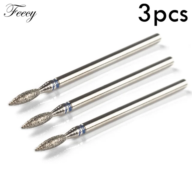 5pcs Diamond Nail Drill Bit Kits Mill Cutter All For Manicure Machine Bit Tools Accessories Cuticle Clean For Removing Nail Gel W