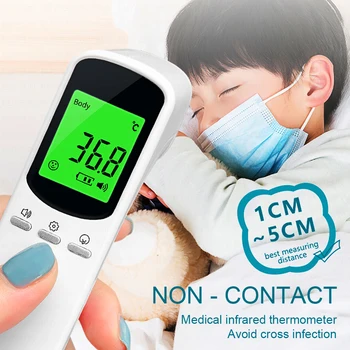 

Digital Infrared Thermometer Baby/Adult Forehead Body Muti-fuction Non-contact Thermometer Gun Temperature Measurement Device