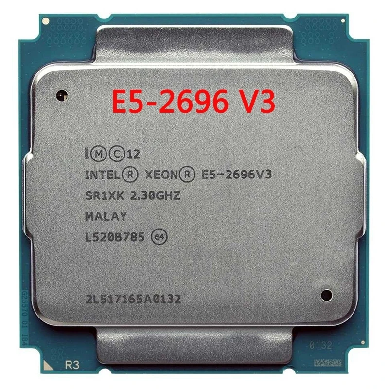 Процессор Intel XEON E5 2696V3 2696 V3 SR1XK 18 ядер 2 3 ГГц лучше чем ЦП LGA 2011-3 | Компьютеры и офис