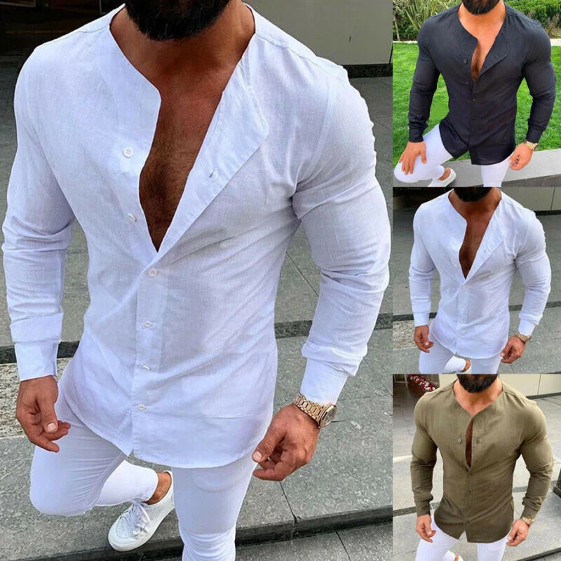 collarless dress shirt womens