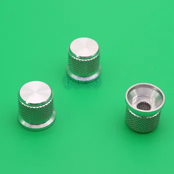 

5 Piece 17 * 16mm Knurled Cap Type Aluminum Knob Potentiometer Knob Volume Adjustment Knob Flower Handle 6mm