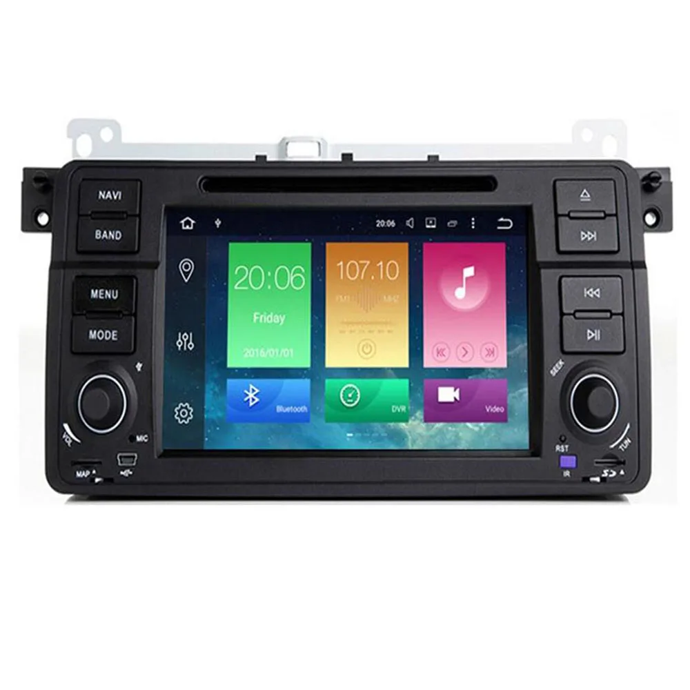 Flash Deal 4+64G 7 inch Android 9.0 for bmw E46,M3,car dvd,gps navigation,wifi,BT,canbus,radio,RDS,quad core,1024x600,support obd2,dvr 2