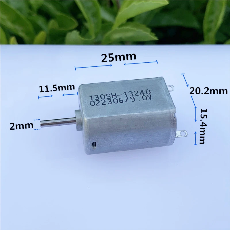 Мини 130 мотор 130SH 13240 DC 1 5 V 9V 3В 6V микро щетки драгоценного металла небольшой немой
