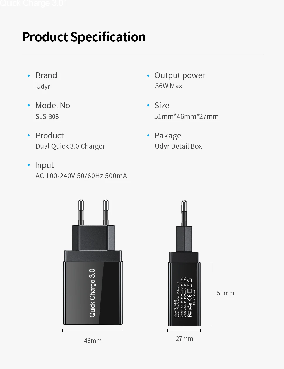 Udyr Quick Charge 4,0 3,0 Мульти USB зарядное устройство для iPhone 11 Pro Max iPad Macbook SCP QC4.0 QC3.0 QC type C PD быстрое зарядное устройство адаптер