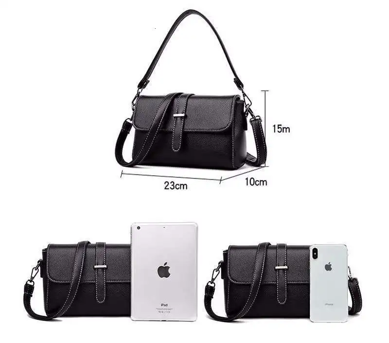 Для женщин кожа Сумки высокое качество Sac A Main сумки через плечо для Для женщин кожа Курьерские сумки Винтаж кожаная сумка с клапаном, Новинка