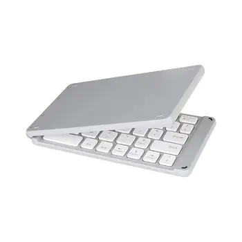 

Folding Bluetooth keyboard K018 portable mini wireless keyboard Cell phone tablet three system universal flat keyboard