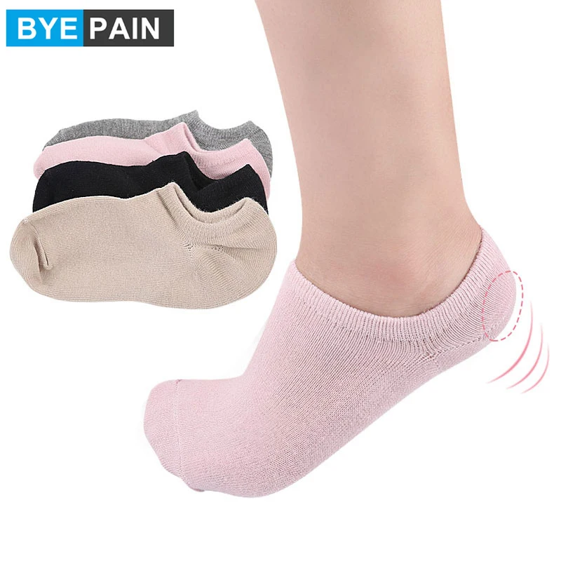 1 пара BYEPAIN розовые гелевые спа-носки для ног увлажняющие мягкие