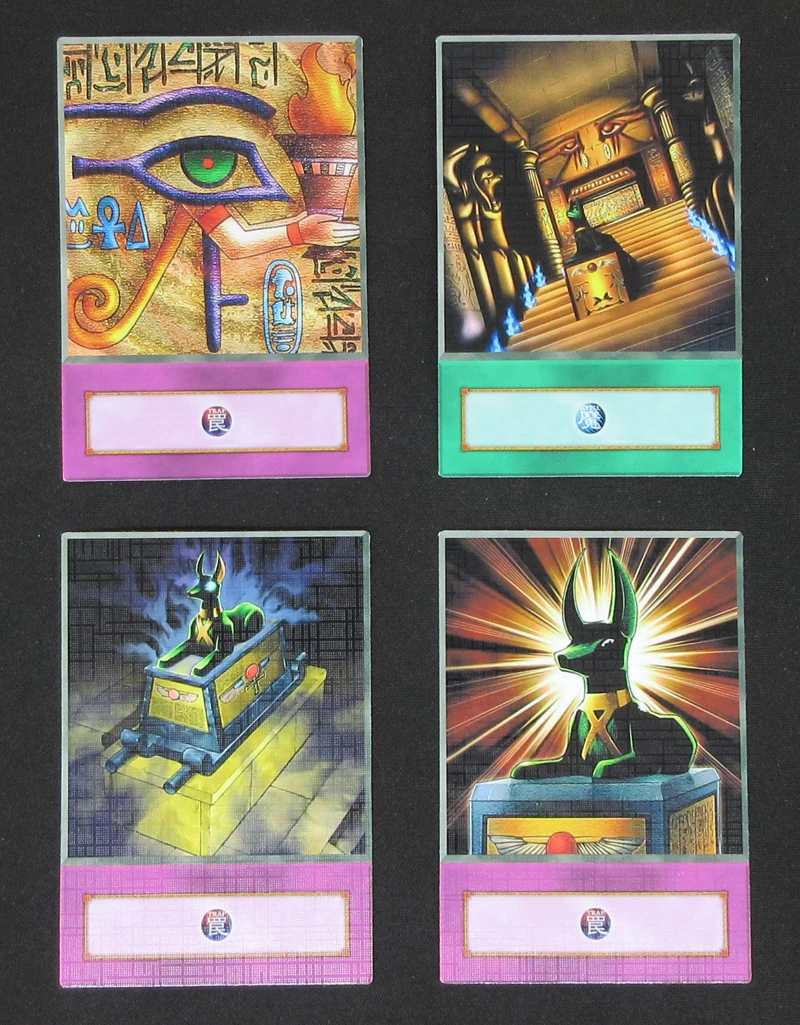 8 шт./компл. Yugioh Odion классические карты мистический зверь шеркает храм королей Анубиса египетского тематические ловушка Rishid аниме Orica